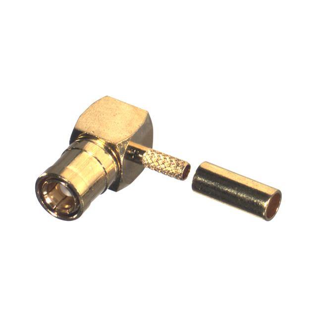 RSB-4010-1B1 SMB MALE R/A CRIMP; 50 OHMS