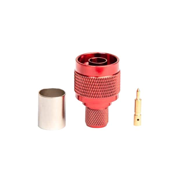 BC-201-400-RD N TYPE MALE CRIMP CONNECTOR RED