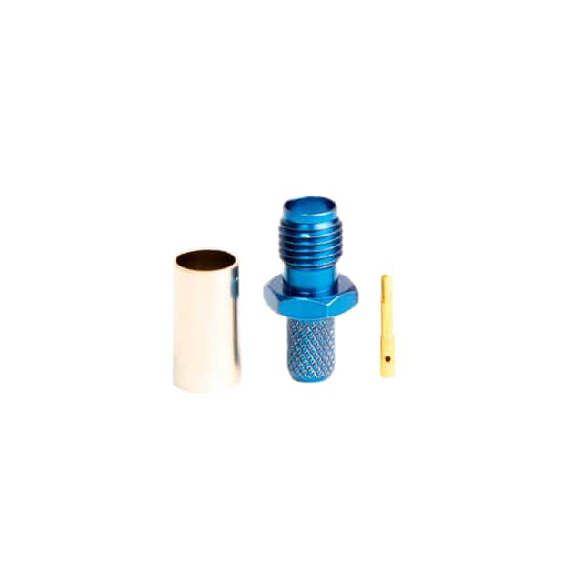 BC-302-195-BL SMA TYPE FEMALE BLUE CRIMP CONNE