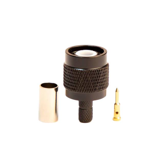 BC-101-195-BK TNC MALE BLACK. CRIMP CONNECTOR