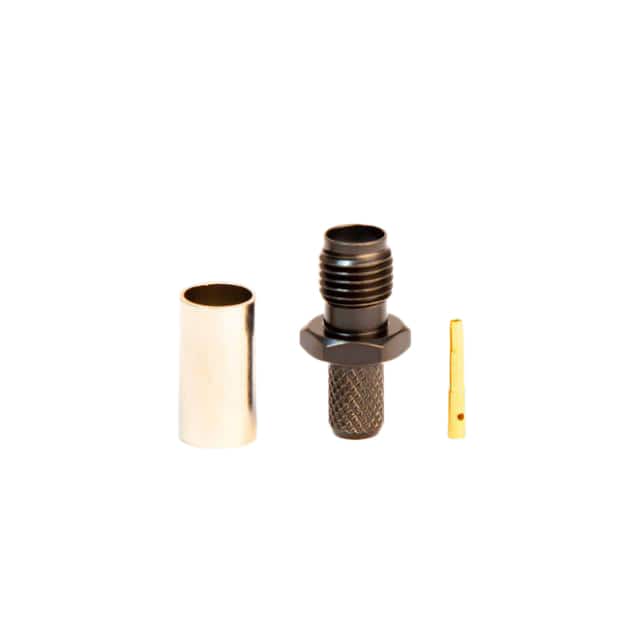 BC-302-195-BK SMA TYPE FEMALE BLACK CRIMP CONN
