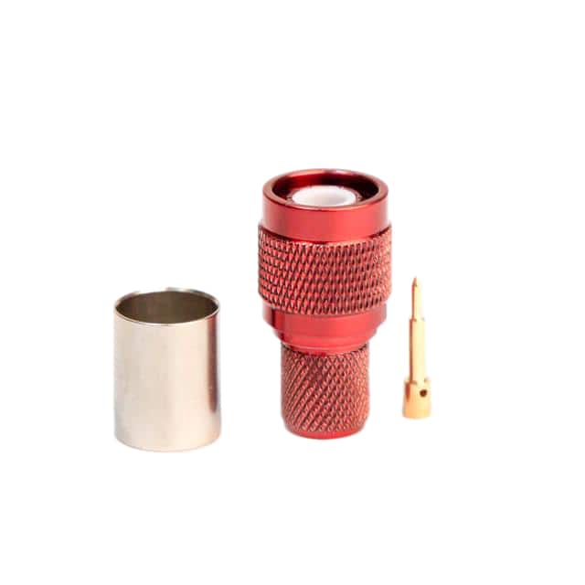 BC-101-400-RD TNC MALE RED CRIMP CONNECTOR FOR