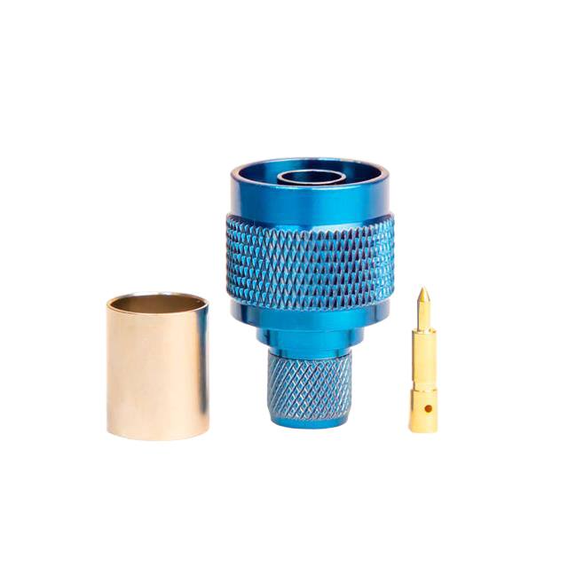 BC-201-400-BL N TYPE MALE CRIMP CONNECTOR BLUE