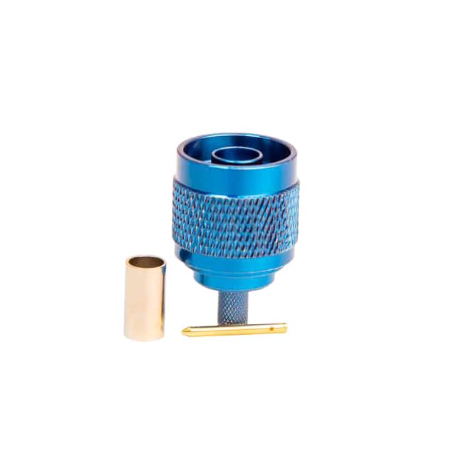 BC-201-195-BL N TYPE MALE CRIMP CONNECTOR BLUE