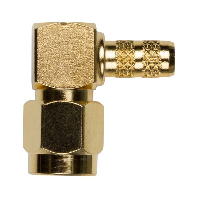RP-3010-1C RP SMA MALE R/A CRIMP; 50 OHMS