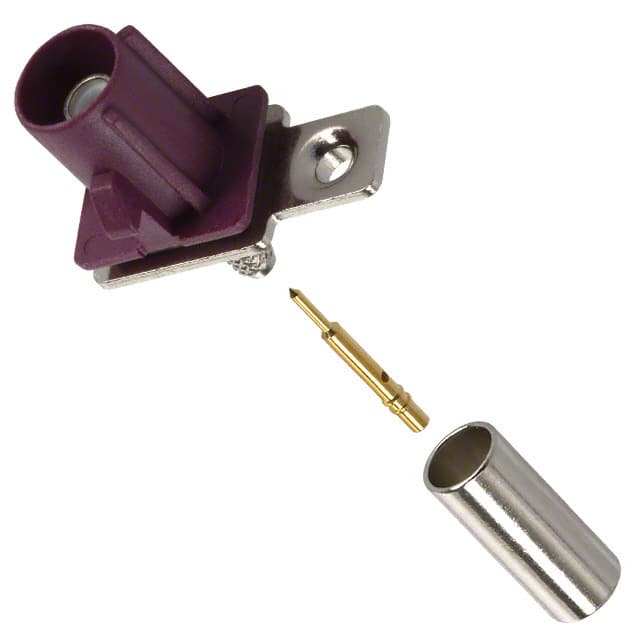 FA1-NDSP-C01-0 CONN FAKRA PLUG STR 50 OHM CRIMP