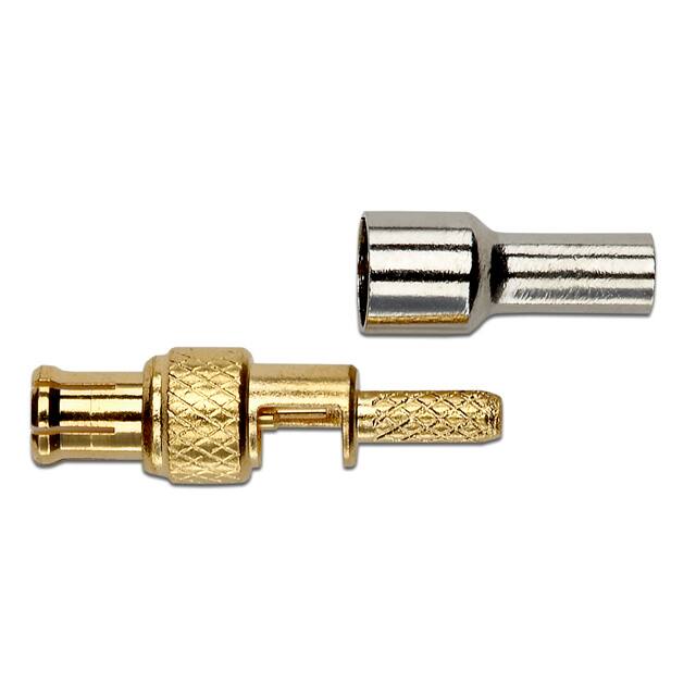 73003 CONN MCX PLUG STR 50OHM PUSH
