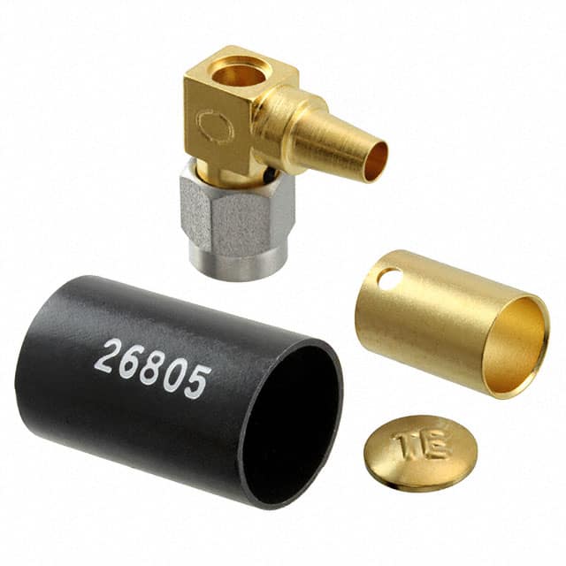1052063-1 CONN SMA PLUG R/A 50 OHM SOLDER