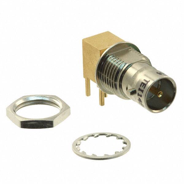 6-0008 CONN MINI BNC JACK R/A 75OHM PCB
