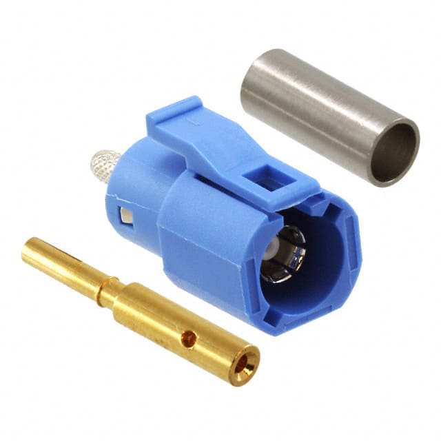 0734152912 CONN FAKRA PLUG STR 50 OHM CRIMP