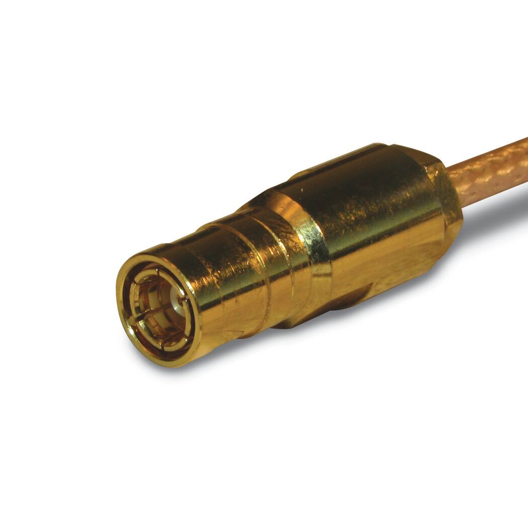 142118 CONN SMB PLUG STR 50OHM SOLDER