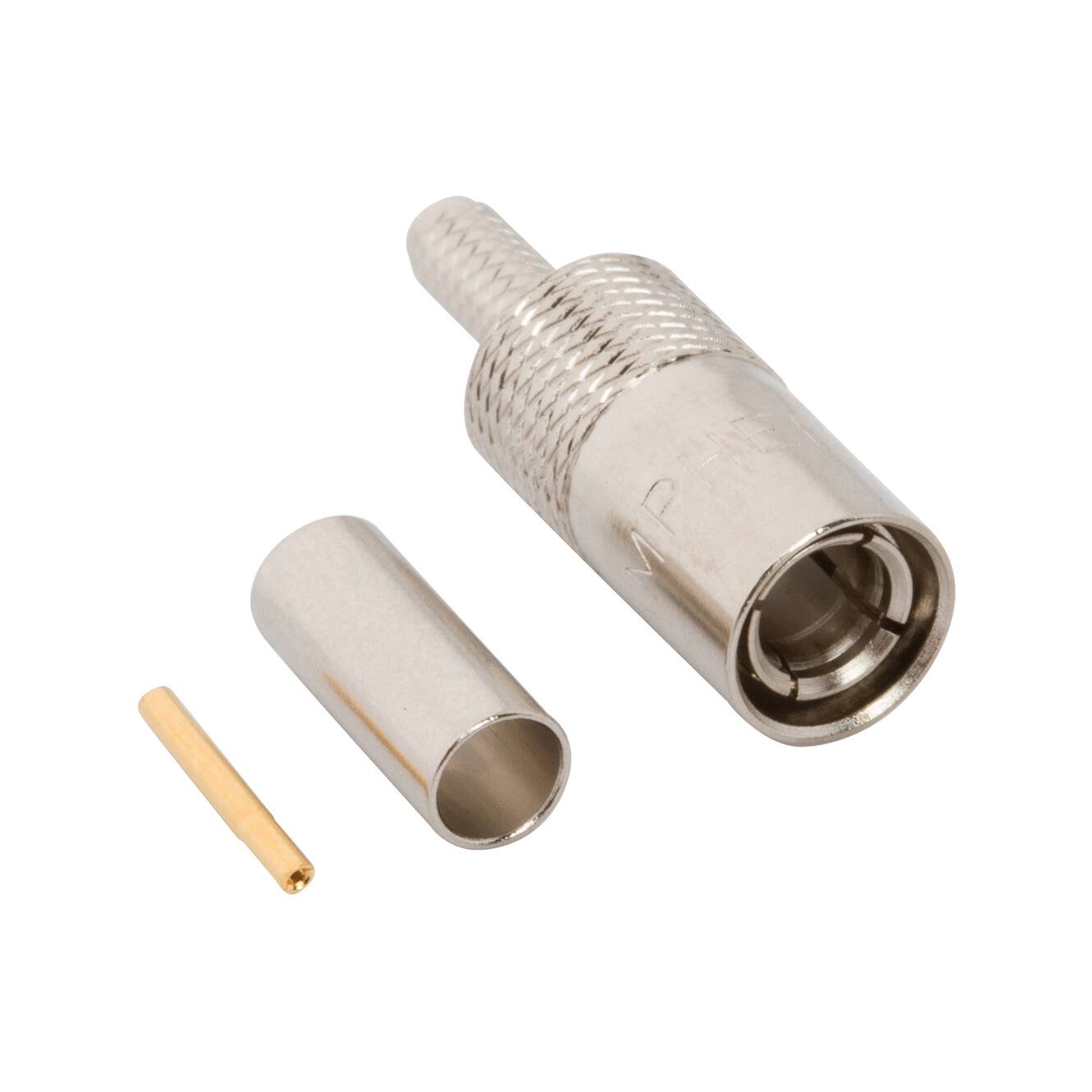 903-600P-71S MINI-SMB STRAIGHT CRIMP PLUG FOR