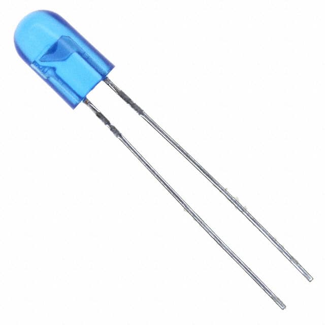 HLMP-AB86-MQ0ZZ LED BLUE CLEAR 5MM OVAL T/H