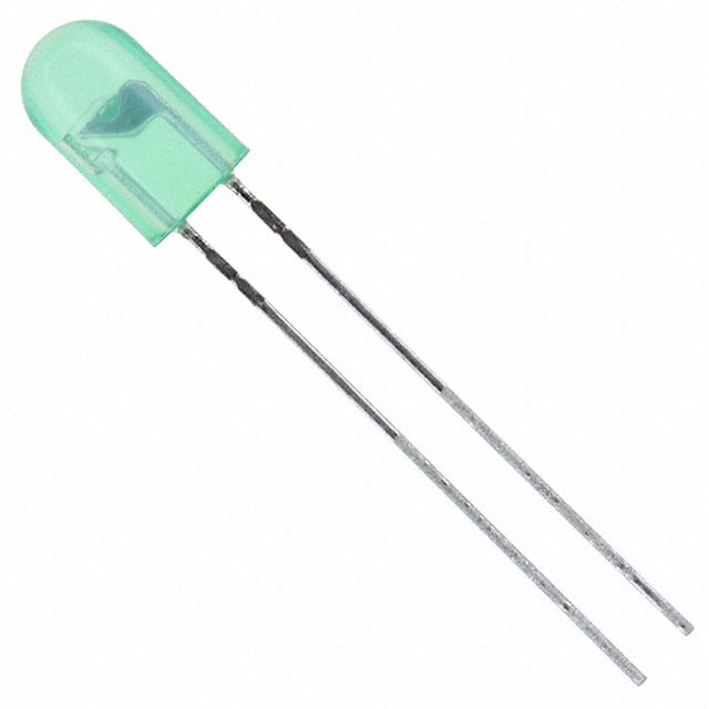 HLMP-AM86-TW0ZZ LED GREEN CLEAR 5MM OVAL T/H