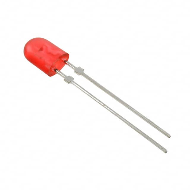 HLMP-HG65-VY0DD LED RED DIFFUSED 5MM OVAL T/H