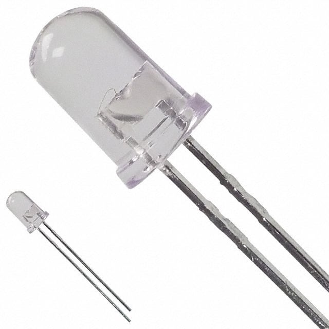 HLMP-C008-U0000 LED RED CLEAR 5MM T/H