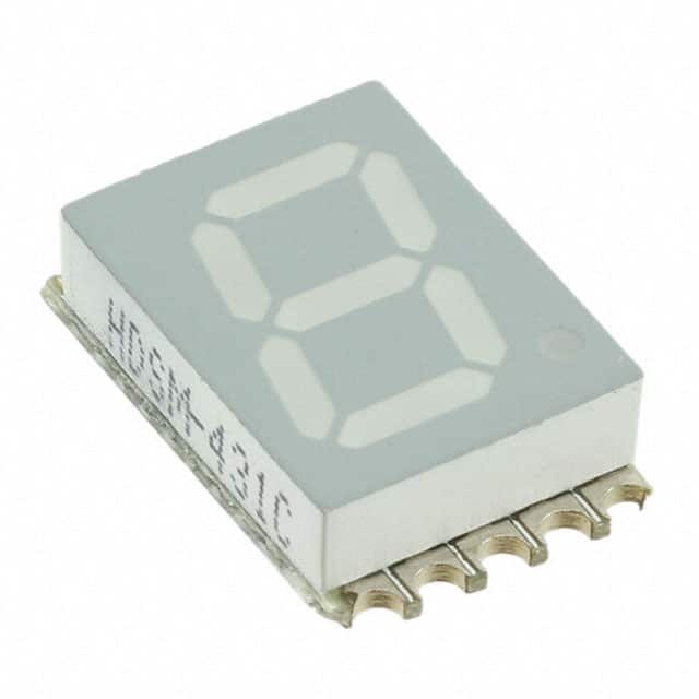 HDSM-431C DISPLAY 7SEG 0.39" SGL RED 10SMD