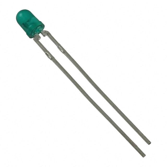 HLMP-1503-D0002 LED GREEN DIFFUSED T-1 T/H