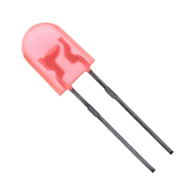 HLMP-HG74-XY0DD LED RED DIFFUSED 5MM OVAL T/H