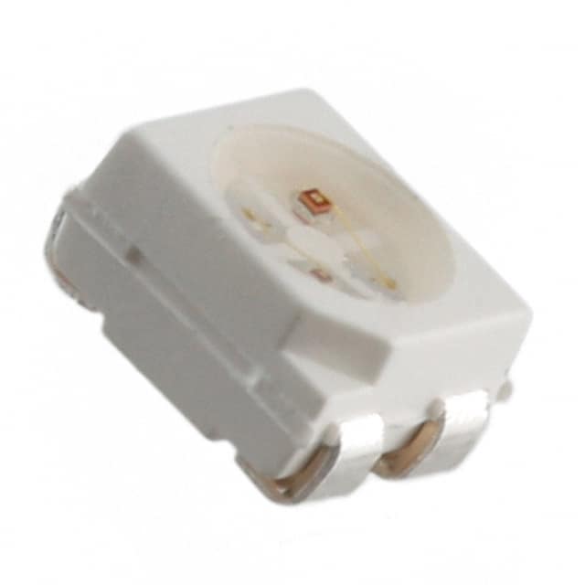 HSMF-A204-A00J1 LED GREEN/ORANGE CLEAR 4PLCC SMD