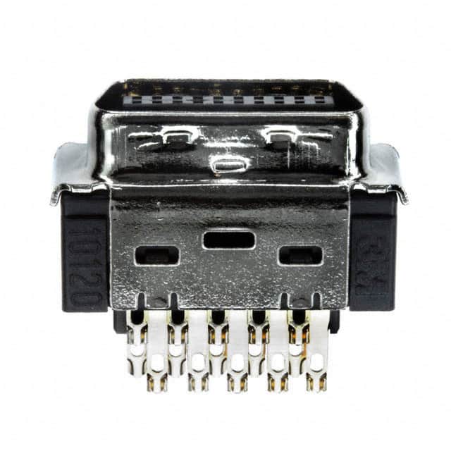 10120-3000PE CONN PLUG 20POS STR SLDR CUP