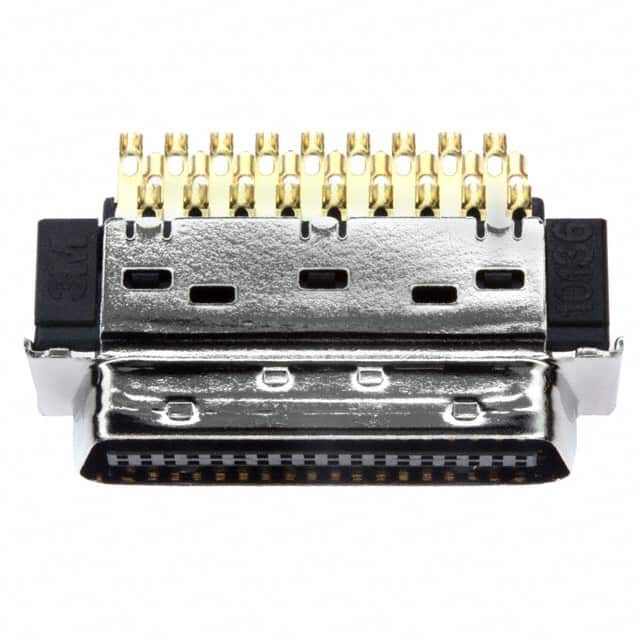 10136-3000PE CONN PLUG 36POS STR SLDR CUP