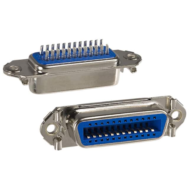 111-024-203L001 CONN SCSI RCPT 24P STR SLDR CUP