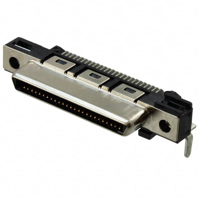 6658751-1 CONN RCPT 50POS R/A SOLDER