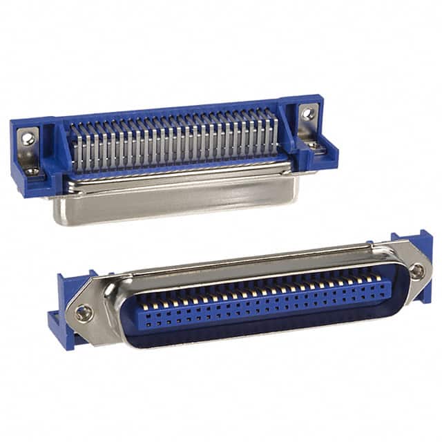 112-050-113R001 CONN SCSI PLUG 50POS R/A SOLDER