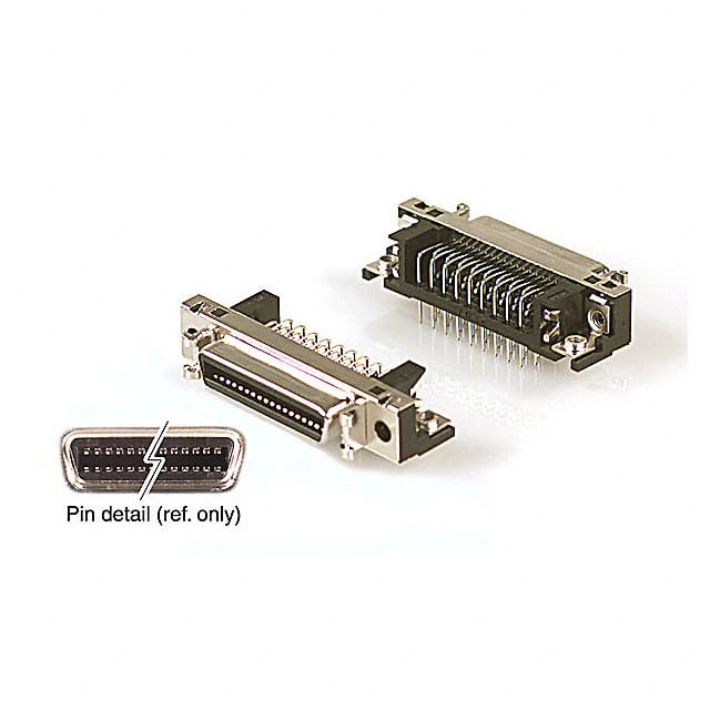 DX10G1M-36S(50) CONN MINI HD RCPT 36P R/A SOLDER