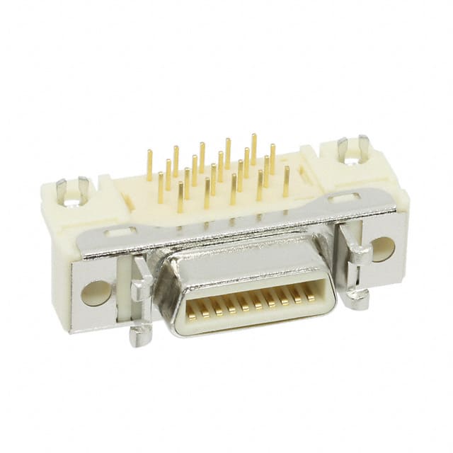 10220-55G3PL CONN RCPT 20POS R/A SOLDER