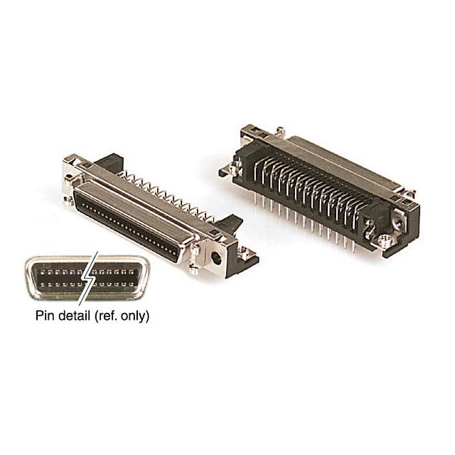 DX10G1M-50S CONN MINI HD RCPT 50P R/A SOLDER