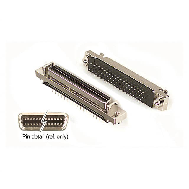 DX20M-68S(50) CONN MINI HD RCPT 68P PCB SOLDER