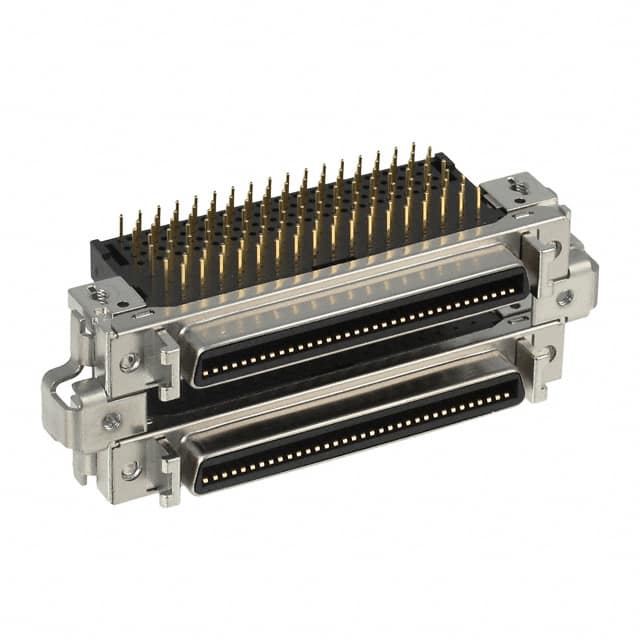 10268-M218PE CONN STCK RCPT 68/68P R/A SOLDER