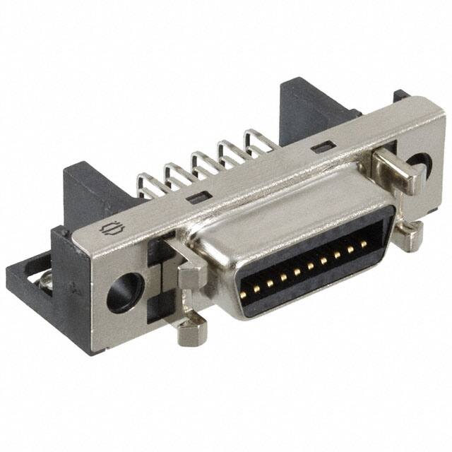 60110205732 CONN SCSI RCPT 20POS R/A SOLDER