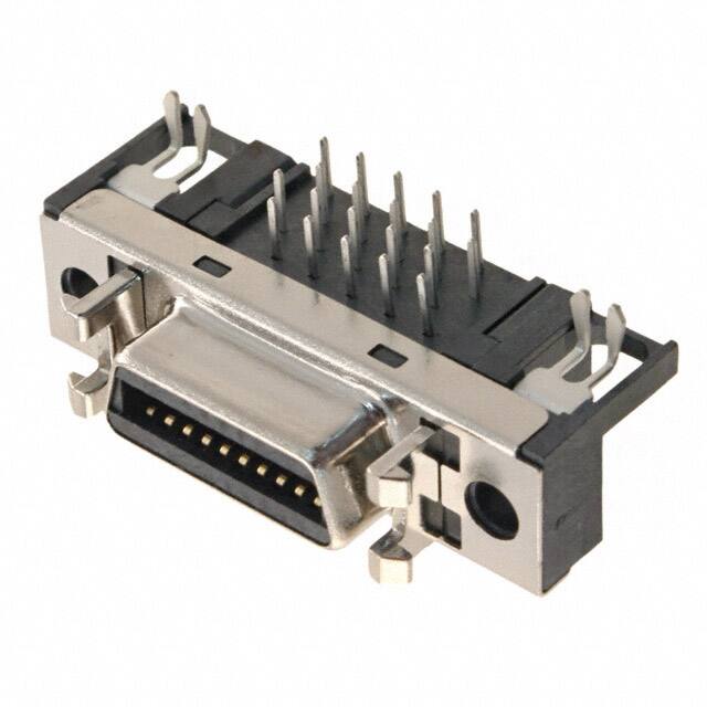 60110205740 CONN SCSI RCPT 20POS R/A SOLDER