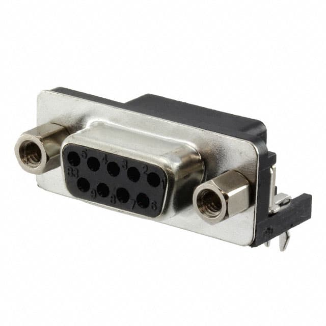 A-DF 09 A/KG-T2S CONN D-SUB RCPT 9POS R/A SLDR