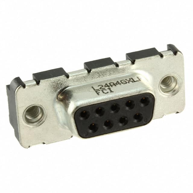 LD09S24A4GX00LF CONN D-SUB RCPT 9POS VERT SLDR