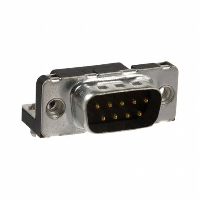 D09P33E4GX00LF CONN D-SUB PLUG 9POS R/A SLDR