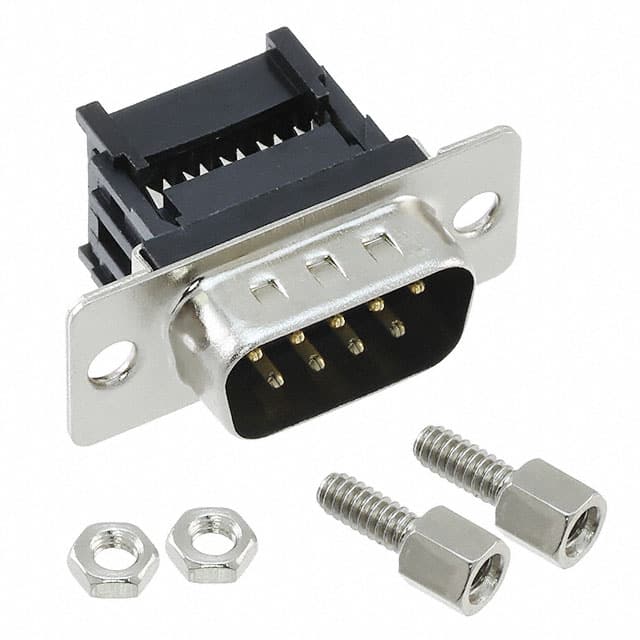 400M0-09-1-00 CONN D-SUB PLUG 9POS IDC