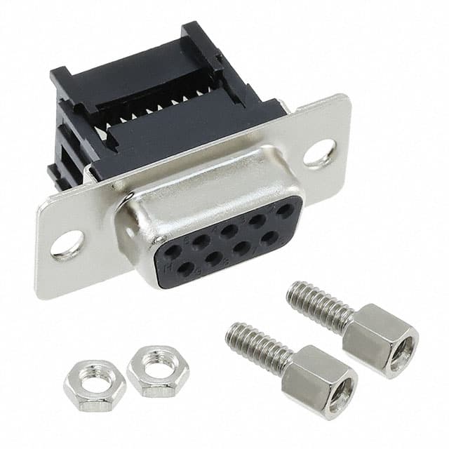 400F0-09-1-00 CONN D-SUB RCPT 9POS IDC
