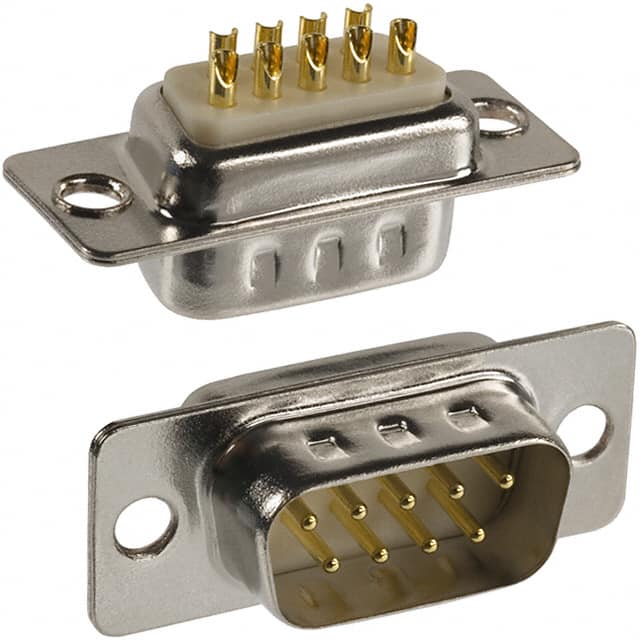172-E09-103R001 CONN D-SUB PLUG 9POS PNL MNT