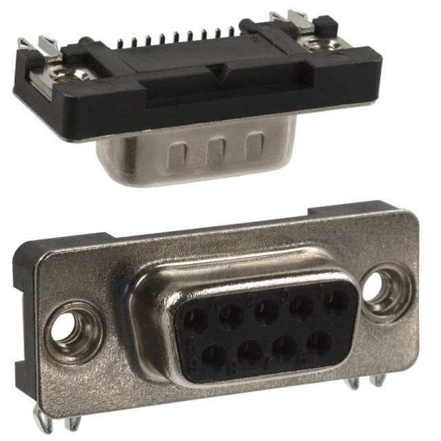 190-009-263R001 CONN D-SUB RCPT 9P SMD R/A SLDR