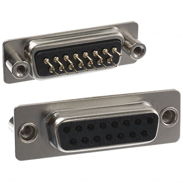 171-015-213R021 CONN D-SUB RCPT 15P PNL MNT SLDR