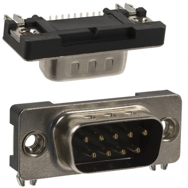 190-009-163R001 CONN D-SUB PLUG 9P SMD R/A SLDR