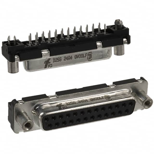 D25S24A4GV00LF CONN D-SUB RCPT 25POS VERT SLDR