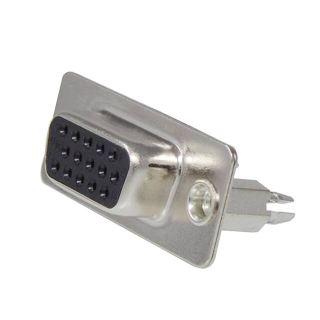 K86X-ED-15S-BR CONN D-SUB HD RCPT 15P VERT SLDR