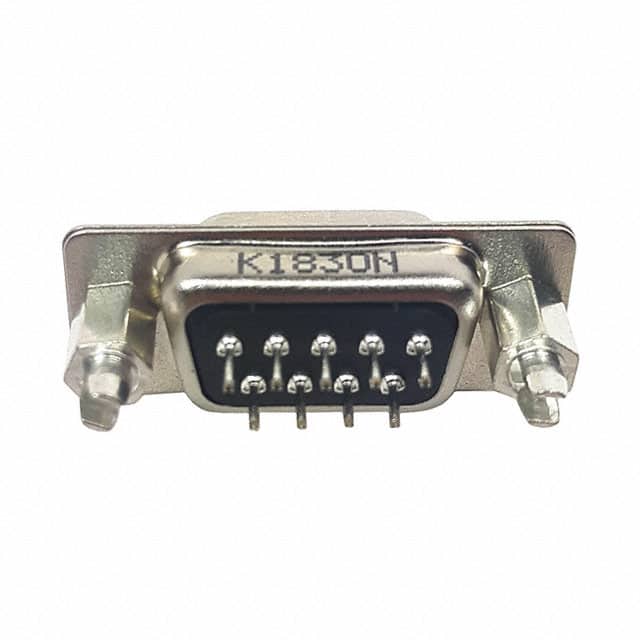 K85X-ED-9S-BR CONN D-SUB RCPT 9POS VERT SLDR