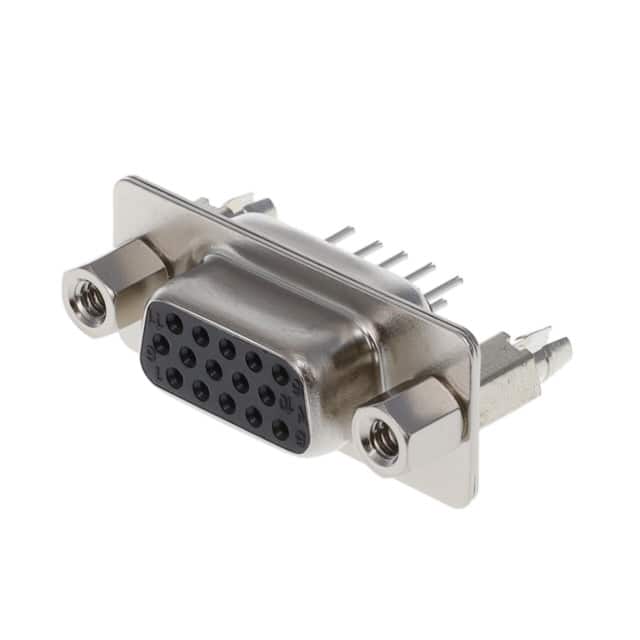 K86X-ED-15S-BRJ CONN D-SUB HD RCPT 15P VERT SLDR