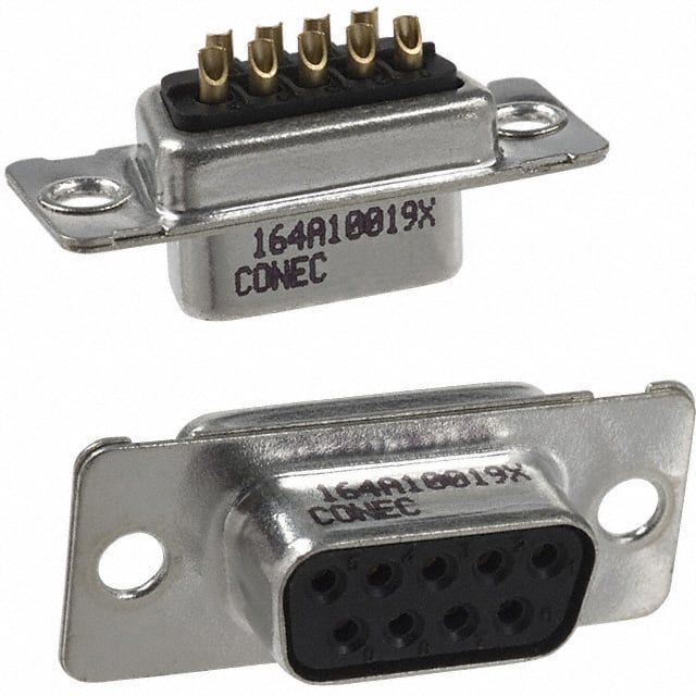 164A10019X CONN D-SUB RCPT 9POS SLDR CUP
